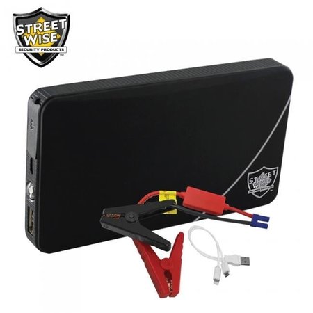 STREETWISE SECURITY PRODUCTS Streetwise Security Products PBAJS6 6000mAh Power Bank & Auto Jump Starter PBAJS6